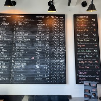 Dog Haus Biergarten - Stone Oak - Beer/Cocktail Menu - Burgers Near Me - San Antonio, Texas