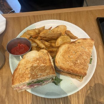 Bluestone Lane - Prosciutto & Burrata Sandwich - Coffee & Tea Near Me - Orange, California Bluestone Lane - Prosciutto & Burrata Sandwich - Coffee & Tea Near Me - Orange, California