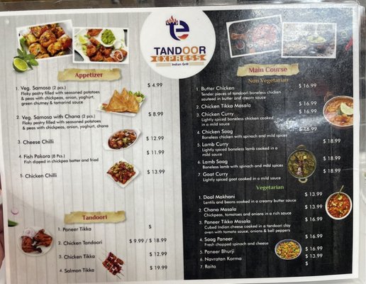 Menu photo 4 Tandoor Express Duncan, SC