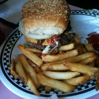 Johnny Angel's - Bacon cheese burger with fries - American Near Me - Jacksonville, Florida Johnny Angel's - Bacon cheese burger with fries - American Near Me - Jacksonville, Florida