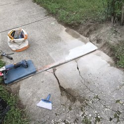 Final Touch Construction - Before - Attempted to patch and grind down on my own; but realized I needed to get professional help