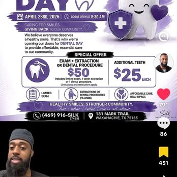SILK Dental Wellness - This is who I was rested assure who I would be dealing with on 4/20/26 - Cosmetic Dentists Near Me - Waxahachie, Texas