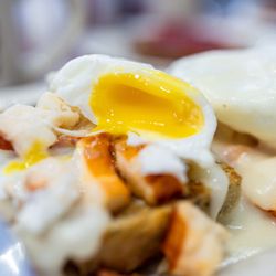 Jeannie's Great Maine Breakfast - Lobster Benedict ($30) first attempt