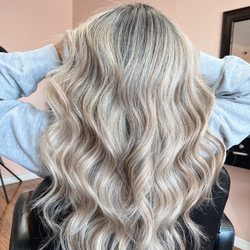 Hair by Fancy Nancy - Cool beige ombre balayage