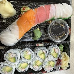 Misoya Sushi - Rainbow roll and California roll