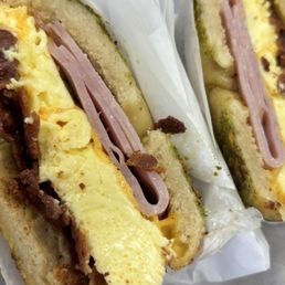 Ham, Bacon, Egg and Cheese Ham, Bacon, Egg and Cheese