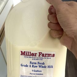 Miller Farms Raw Milk - Milk