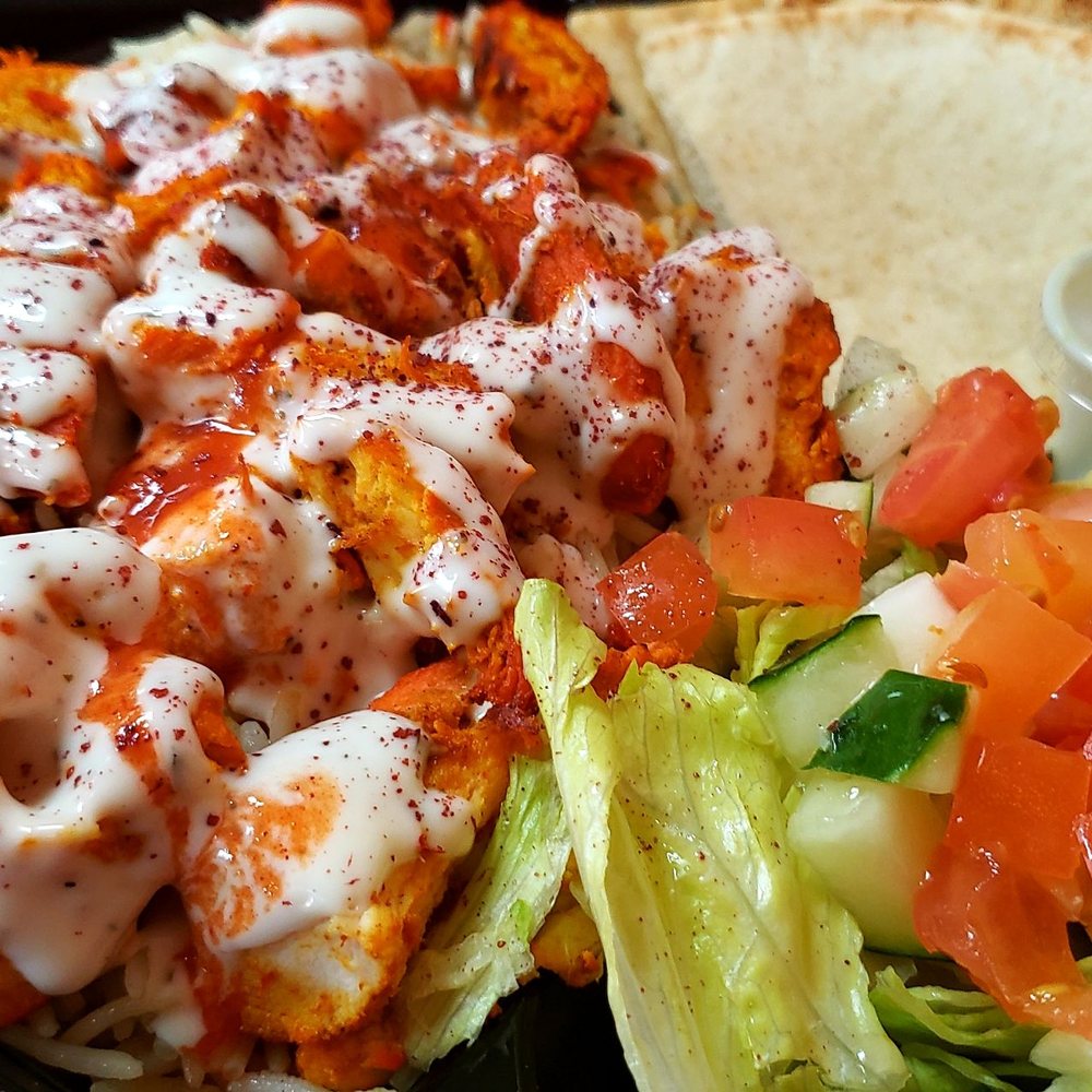 Gyros & Kabobs - Chicken Shawerma Plate - Mediterranean Near Me - Denver, Colorado