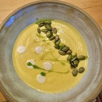 Trelio Food & Wine - Carried cauliflower soup - New American Near Me - Clovis, California Trelio Food & Wine - Carried cauliflower soup - New American Near Me - Clovis, California