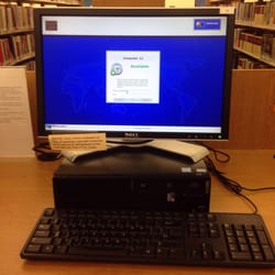 Cedar Bluff Branch Library - Computers for free use if you have a library card.