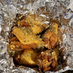 Casamel's Pizza - Garlic parm wings