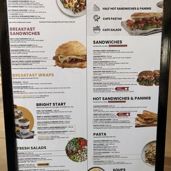 Corner Bakery Cafe - Outdoor menu Summer 2026 - Breakfast & Brunch Near Me - Carlsbad, California