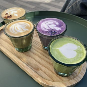 1 Oz Coffee - Latte flight - Caterers Near Me - Santa Clara, California 1 Oz Coffee - Latte flight - Caterers Near Me - Santa Clara, California