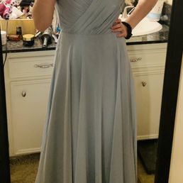 Altered dress, hemming