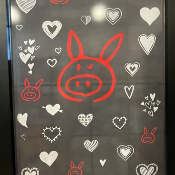 Honey Pig BBQ - Cute curtain by the bathrooms - Korean Near Me - Austin, Texas Honey Pig BBQ - Cute curtain by the bathrooms - Korean Near Me - Austin, Texas