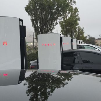 Tesla Supercharger - 16x 325kW Superchargers - EV Charging Stations Near Me - South San Francisco, California Tesla Supercharger - 16x 325kW Superchargers - EV Charging Stations Near Me - South San Francisco, California