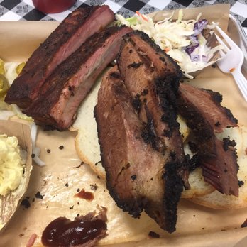 Smokin Barrel BBQ - Ribs & Brisket 2 meat combo - Barbeque Near Me - Omaha, Nebraska