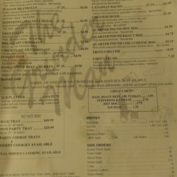 The Grinder Man - Menu