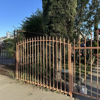Barragan Ironworks - New fence side view - Fences & Gates Near Me Barragan Ironworks - New fence side view - Fences & Gates Near Me