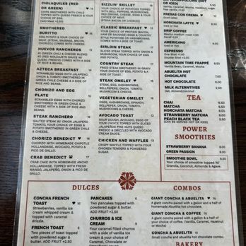 Santos Cafe & Mexican Grill - Breakfast Menu - Mexican Near Me - Denver, Colorado
