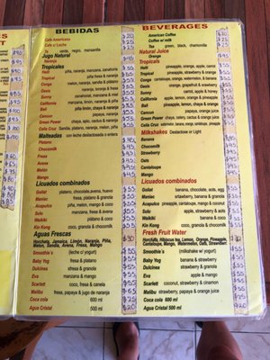 Menu photo 6 Al Natural Isla Mujeres, ROO Menu photo 6 Al Natural Isla Mujeres, ROO