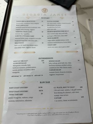 Menu photo 1 Georgia James Houston, TX