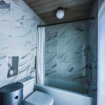 Northbay Home Solutions - New guest bathroom for a mid-century Eichler. - General Contractors Near Me