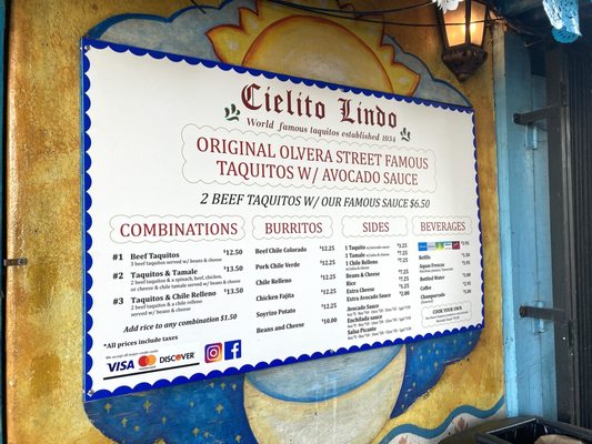 Menu photo 6 Cielito Lindo Los Angeles, CA Menu photo 6 Cielito Lindo Los Angeles, CA