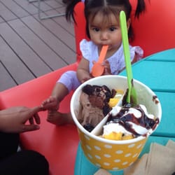She thinks she's big enough to eat all of this