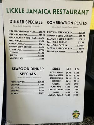 Menu photo 4 Lickle Jamaica Restaurant Maywood, IL Menu photo 4 Lickle Jamaica Restaurant Maywood, IL