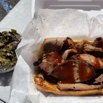 It's In The Sauce BBQ - Brisket BBQ and collard greens! - Barbeque Near Me - Oxnard, California
