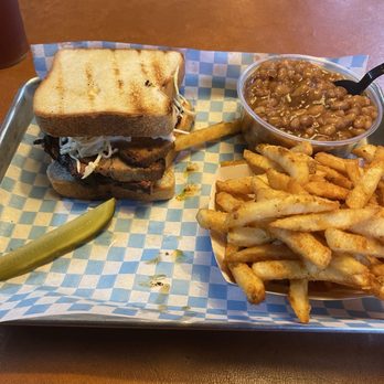 Jadeans Smokin Six O BBQ - Large Brisket Sandwich. I give it a 5 pig rating - Southern Near Me - Richmond, Virginia