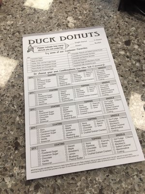 Menu photo 4 Duck Donuts Middletown Township, NJ