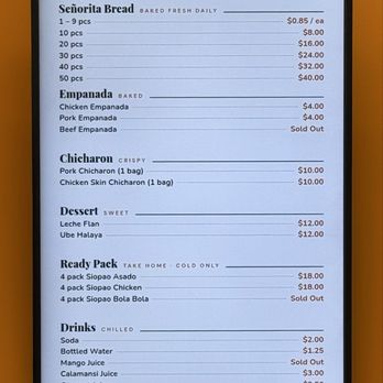 Ling Nam - Menu 7/25/2026 - Bakeries Near Me - Union City, California