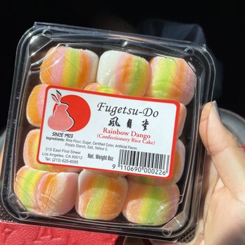 Fugetsu-Do - Rainbow dango AKA pillowy goodness - Candy Stores Near Me - Los Angeles, California