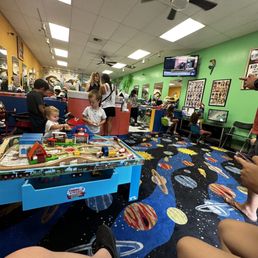 The waiting area with toys for kids to play The waiting area with toys for kids to play