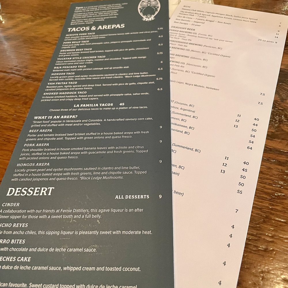 Nevados - Amazing menus with lots of great options - Latin American Near Me - Fernie, British Columbia Nevados - Amazing menus with lots of great options - Latin American Near Me - Fernie, British Columbia