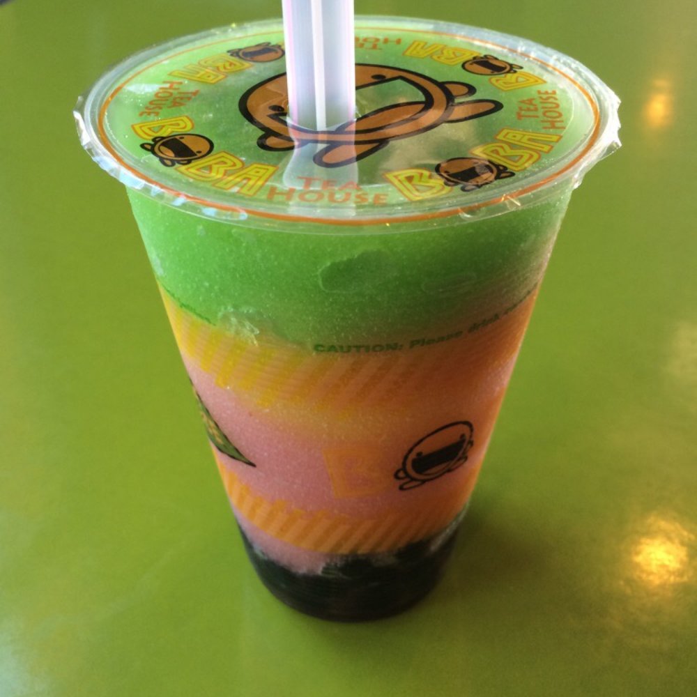 Boba Tea House - Rainbow Slush w Boba - Coffee & Tea Near Me - Chandler, Arizona Boba Tea House - Rainbow Slush w Boba - Coffee & Tea Near Me - Chandler, Arizona