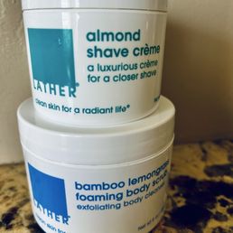 Lemongrass Body Scrub & Almond Shave Crème