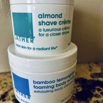 Lather - Lemongrass Body Scrub & Almond Shave Crème - Cosmetics & Beauty Supply Near Me - Phoenix, Arizona