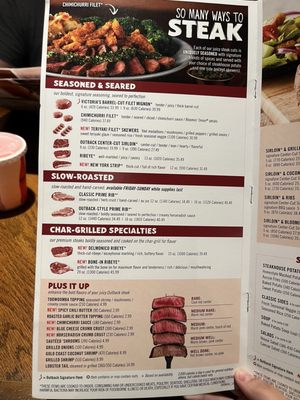 Menu photo 8 Outback Steakhouse San Bernardino, CA