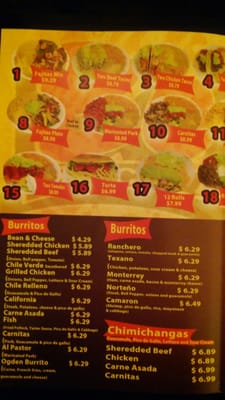 Menu photo 2 El Famous Beto's Ogden, UT Menu photo 2 El Famous Beto's Ogden, UT