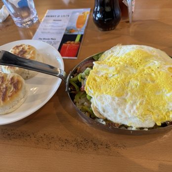 Brunch At Lili's - Garden skillet with biscuit - Breakfast & Brunch Near Me - Frisco, Texas Brunch At Lili's - Garden skillet with biscuit - Breakfast & Brunch Near Me - Frisco, Texas