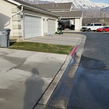 All About Pressure Washing - Clean Driveway. Very Happy the grease and oil grime is gone. - Pressure Washers Near Me - American Fork, Utah All About Pressure Washing - Clean Driveway. Very Happy the grease and oil grime is gone. - Pressure Washers Near Me - American Fork, Utah