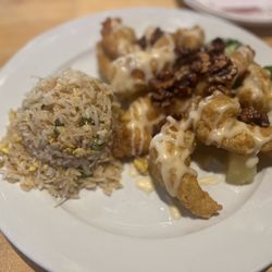 KISSHO Asian Bistro & Sushi Bar - Honey walnut shrimp! Absolutely delicious.