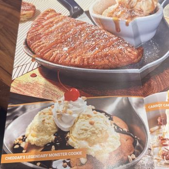 Cheddar's Scratch Kitchen - Dessert menu pictures of what they DONT HAVE! - American Near Me - Mount Juliet, Tennessee Cheddar's Scratch Kitchen - Dessert menu pictures of what they DONT HAVE! - American Near Me - Mount Juliet, Tennessee