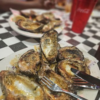 Acme Oyster House - The aftermath... they didn't stand a chance lol. - Cajun/Creole Near Me - Miramar Beach, Florida