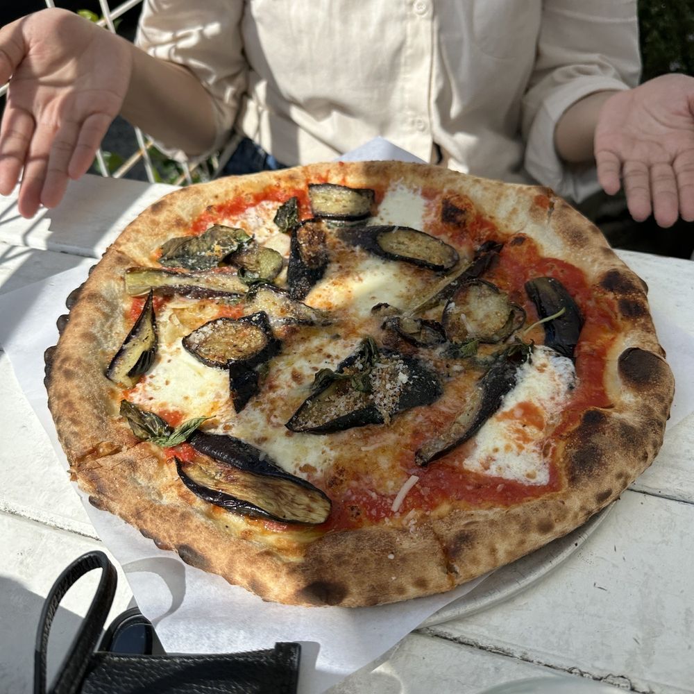 Great White - Eggplant Parm Pizza - Cafes Near Me - Los Angeles, California Great White - Eggplant Parm Pizza - Cafes Near Me - Los Angeles, California