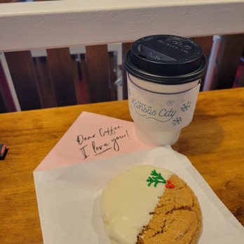 Made in KC - Gingerbread latte, gingerbread molasses cookie, and a view! - Gift Shops Near Me - Kansas City, Missouri