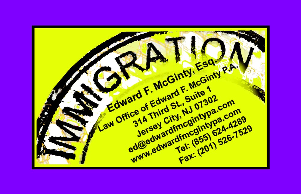 Law Office of Edward F McGinty - immigration attorney in Jersey City, NJ